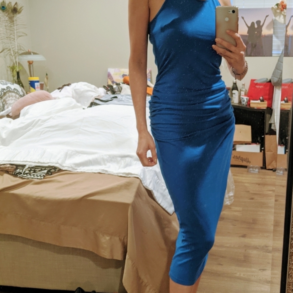 Michael Stars - Stretch Cotton Long Dress …